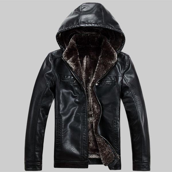 5xl winter jackets hoodies men's leather fur coats motorcycle jackets waterproof outwear cashmere big size high quality, Black
5xl winter jackets hoodies men's leather fur coats motorcycle jackets waterproof outwear cashmere big size high quality, Black
