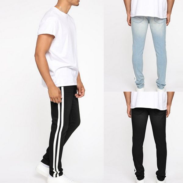 mens light blue zipper ribbon jeans black straight pants
mens light blue zipper ribbon jeans black straight pants