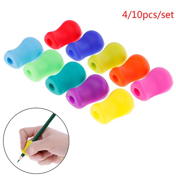 4/10pcs pencil grip tool soft rubber pen er for kid handwriting aid useful, Black;red
4/10pcs pencil grip tool soft rubber pen er for kid handwriting aid useful, Black;red