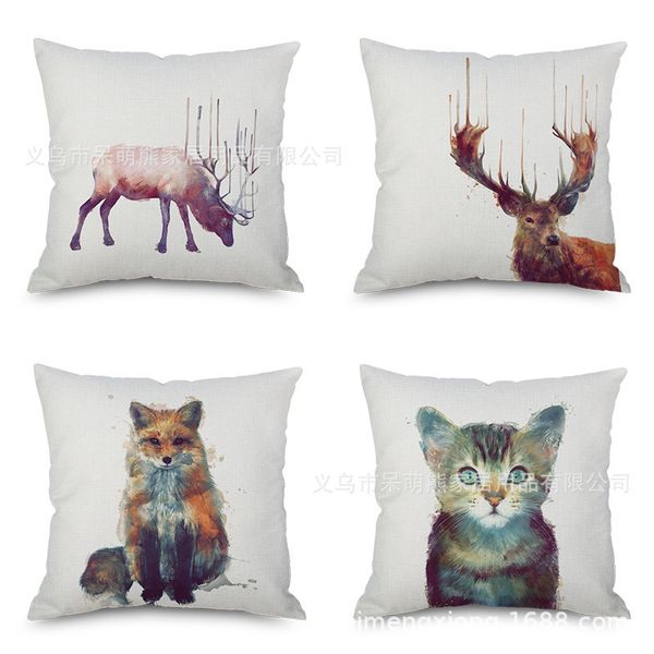 lovely watercolor animal flax embrace pillow case imitate mabaozhen automobile sofa back cushion cushion pillow
lovely watercolor animal flax embrace pillow case imitate mabaozhen automobile sofa back cushion cushion pillow