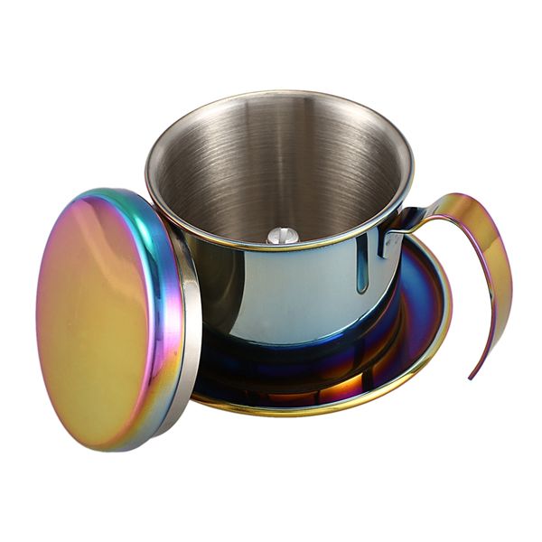 new-stainless steel vietnamese coffee filter set coffee dripper for family/kitchen/office/outdoor fantasy color
new-stainless steel vietnamese coffee filter set coffee dripper for family/kitchen/office/outdoor fantasy color