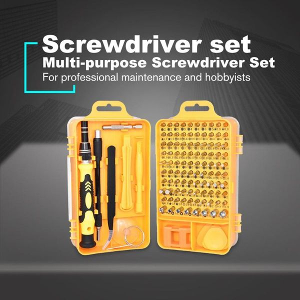 115pcs precision multi-purpose screwdriver bit set for mobile phone computer pc repair disassemble part replacement tools
115pcs precision multi-purpose screwdriver bit set for mobile phone computer pc repair disassemble part replacement tools
