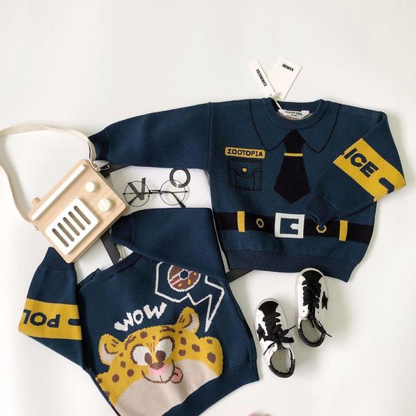 tonytaobaby autumn and winter wear new style baby wear cartoon animal fake tie sweater baby sweater kids sweaters, Blue
tonytaobaby autumn and winter wear new style baby wear cartoon animal fake tie sweater baby sweater kids sweaters, Blue
