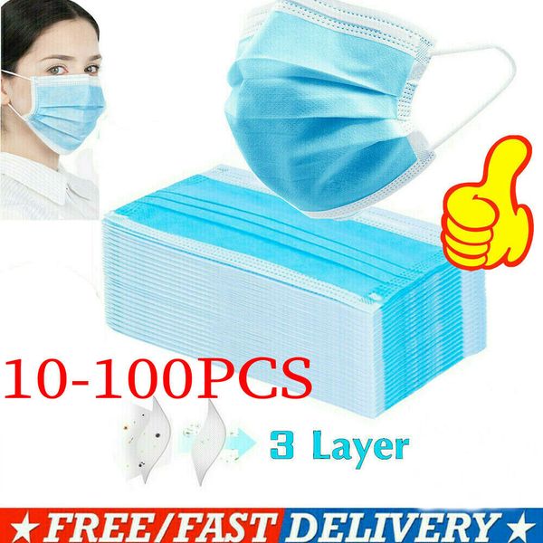 50x disposable face mask 3ply hygiene mask anti dust with elastic loop dust mouth mask protection mascherine 200320-002
50x disposable face mask 3ply hygiene mask anti dust with elastic loop dust mouth mask protection mascherine 200320-002