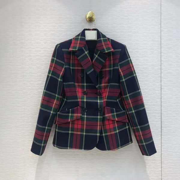 Wholesale Designer Women's Plaid Blazer New Winter Brand England Style Top for Lady Regular Skinny Lapel Neck Women Luxury Clothing Size S-L
Wholesale Designer Women's Plaid Blazer New Winter Brand England Style Top for Lady Regular Skinny Lapel Neck Women Luxury Clothing Size S-L