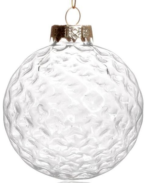 promotion - event party ornaments christmas xmas 80mm new clear glass golf ornament shape decoration , 5/pack
promotion - event party ornaments christmas xmas 80mm new clear glass golf ornament shape decoration , 5/pack