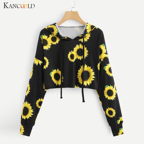 kancoold sweatshirts 2019 fashion sunflower pattern pullovers women casual o-neck hooded coat long sleeve autumn sportswear, Black
kancoold sweatshirts 2019 fashion sunflower pattern pullovers women casual o-neck hooded coat long sleeve autumn sportswear, Black