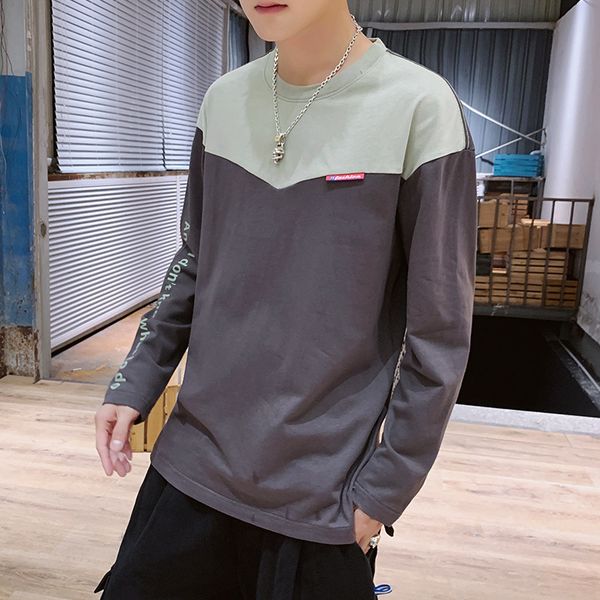 2020 spring new style men's t-shirts men's crew neck long sleeve wear korean-style teenager mixed colors t-shirt base, White;black
2020 spring new style men's t-shirts men's crew neck long sleeve wear korean-style teenager mixed colors t-shirt base, White;black