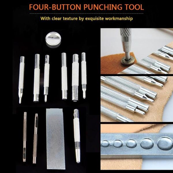 11pcs leather craft tool metal die hole cutter punch tools punch snap fastener diy leather belt wallet installation kit rivet
11pcs leather craft tool metal die hole cutter punch tools punch snap fastener diy leather belt wallet installation kit rivet