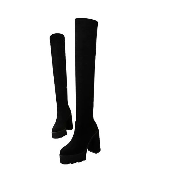 2019 new winter women over-the-knee boots high heel round toe ladies women platform shoes black thigh high boots g0167 
2019 new winter women over-the-knee boots high heel round toe ladies women platform shoes black thigh high boots g0167