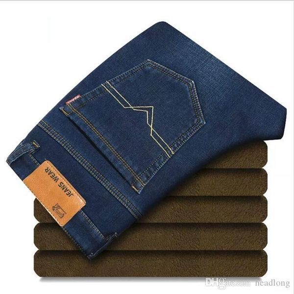 new men's warm fleece lined jeans brand autumn winter thick cotton jeans male warm flocking soft men elastic, Blue
new men's warm fleece lined jeans brand autumn winter thick cotton jeans male warm flocking soft men elastic, Blue