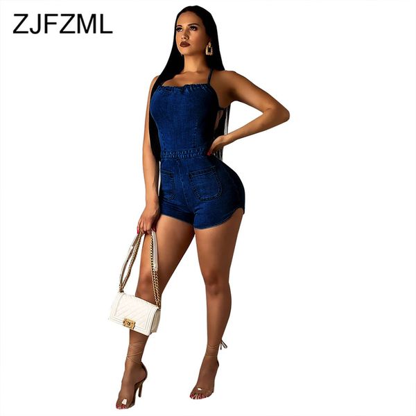 backless lace up denim jumpsuit for women spaghetti strap sleeveless one piece bodysuit casual strapless bandage short playsuit, Black;white
backless lace up denim jumpsuit for women spaghetti strap sleeveless one piece bodysuit casual strapless bandage short playsuit, Black;white