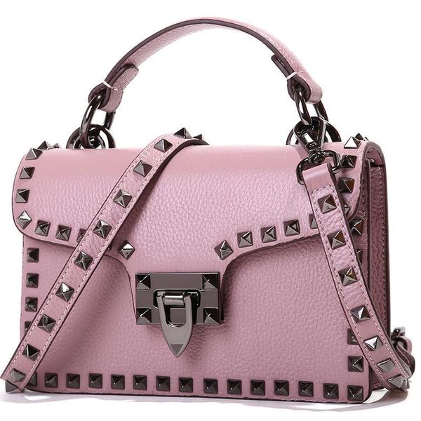 belle2019 leather genuine woman bag head layer cowhide rivet hand bill of lading shoulder span lock catch small square package
belle2019 leather genuine woman bag head layer cowhide rivet hand bill of lading shoulder span lock catch small square package
