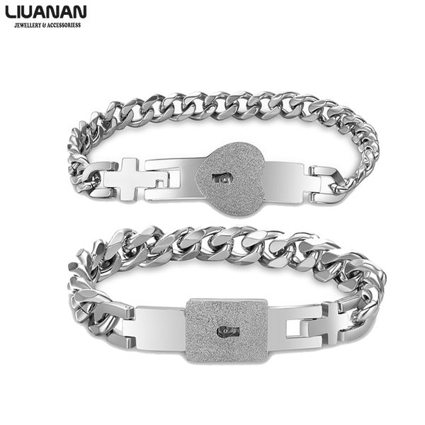 2pcs/set couple bracelet gift cuff bracelets stainless steel jewelry gift for women men bangles key pendant bracelet jewelry, Black
2pcs/set couple bracelet gift cuff bracelets stainless steel jewelry gift for women men bangles key pendant bracelet jewelry, Black