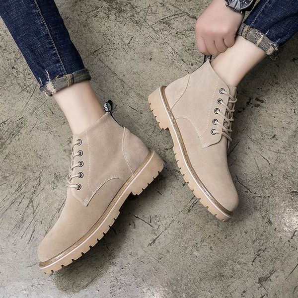 errfc new arrival fall winter mens brown ankle boots round toe lace up cow suede man fashion work safety boots for motorcycle 44, Black
errfc new arrival fall winter mens brown ankle boots round toe lace up cow suede man fashion work safety boots for motorcycle 44, Black