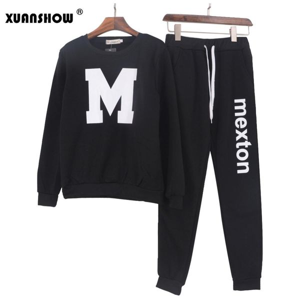 случайные женские tracksuit осень зима printed толстовка + длинные брюки женщины повседневная спортивная пуловеры 2 piece set женский каче, Gray
случайные женские tracksuit осень зима printed толстовка + длинные брюки женщины повседневная спортивная пуловеры 2 piece set женский каче, Gray