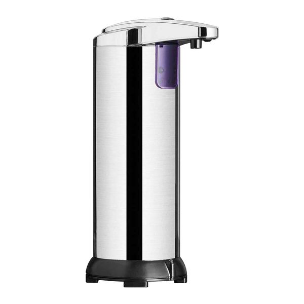 250ml new silver stainless steel foam soap dispenser automatic infrared induction foam soap dispenser leakage-proof inner liner
250ml new silver stainless steel foam soap dispenser automatic infrared induction foam soap dispenser leakage-proof inner liner