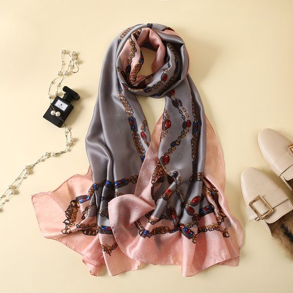 luxury spring and autumn season designer silk scarf fashion ladies sunscreen travel beach towel shawl scarf brand scarf size about 180x90cm4, Blue;gray
luxury spring and autumn season designer silk scarf fashion ladies sunscreen travel beach towel shawl scarf brand scarf size about 180x90cm4, Blue;gray