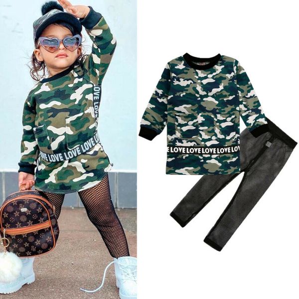 1-6y toddler infant baby kids girl clothes set camouflage long sleeve mesh long pants outfits 2pcs set, White
1-6y toddler infant baby kids girl clothes set camouflage long sleeve mesh long pants outfits 2pcs set, White