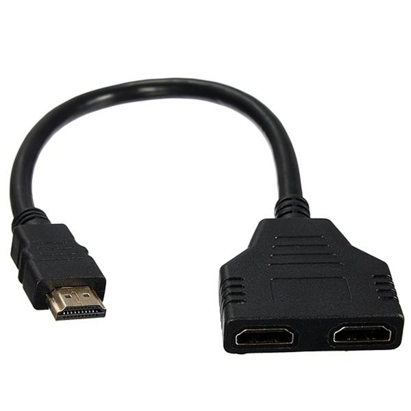 hdmi male to 2 hdmi female hd 1080p 1 in 2 out splitter cable adapter connector special for blueray dvd players
hdmi male to 2 hdmi female hd 1080p 1 in 2 out splitter cable adapter connector special for blueray dvd players