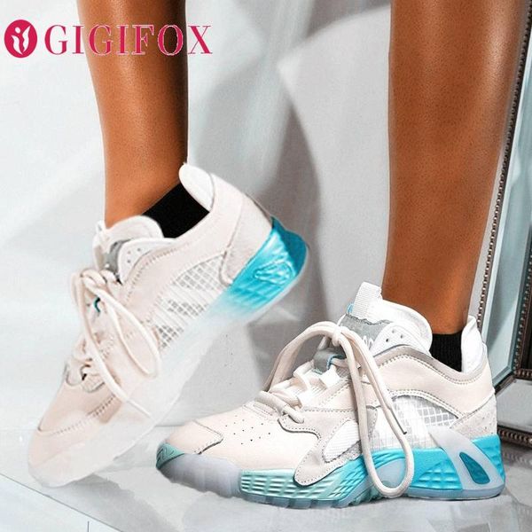 gigifox 2020 new ins genuine leather and air mesh lace up fashion leisure sneakers flats women shoes, Black