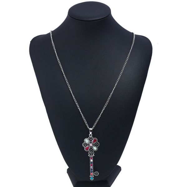 european american new simple retro color key sweater chain go out and dress up, Silver
european american new simple retro color key sweater chain go out and dress up, Silver