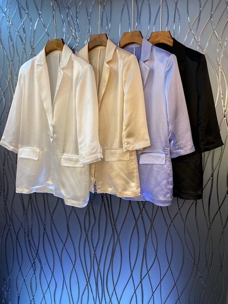 2020 spring and summer new women business suit collar symmetrical pocket decoration solid color all-match suit 529, White;black
2020 spring and summer new women business suit collar symmetrical pocket decoration solid color all-match suit 529, White;black