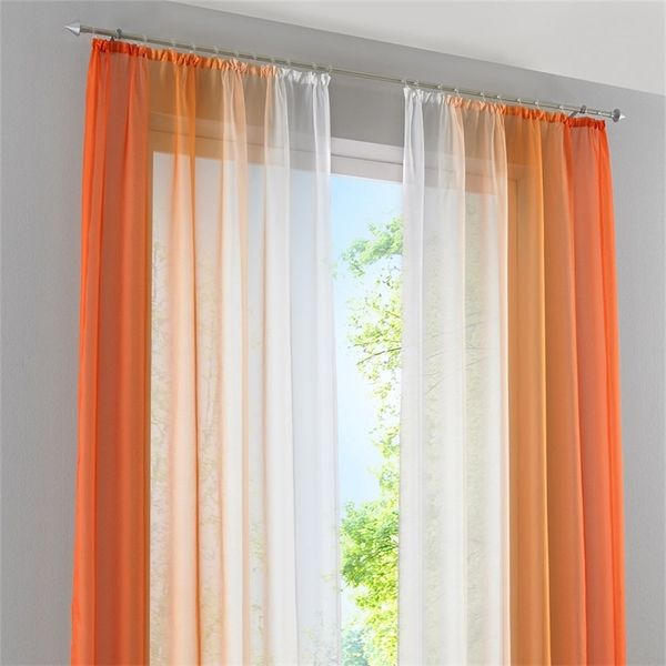 2 panel finished curtain orange gradient tulle curtain for living room bedroom kitchen short coffee d002#4
2 panel finished curtain orange gradient tulle curtain for living room bedroom kitchen short coffee d002#4