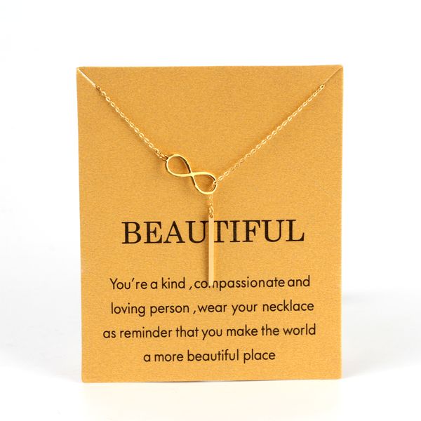 fashion number 8 pendant necklace for women girls gold color stainless steel statement necklace with card girlfriend lover gift, Silver
fashion number 8 pendant necklace for women girls gold color stainless steel statement necklace with card girlfriend lover gift, Silver