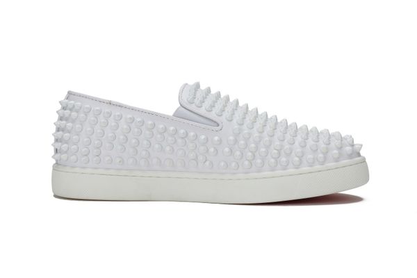 casual spikes shoes loafers 100% real leather red bottom slip on platform casual spikes sneakers wedding party flats shoes sz 5-12, Black
casual spikes shoes loafers 100% real leather red bottom slip on platform casual spikes sneakers wedding party flats shoes sz 5-12, Black