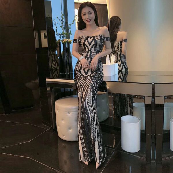 dressbird women summer dress bodycon vestidos off shoulder slash neck sequined apricot celebrity runway club party dress, Black;gray
dressbird women summer dress bodycon vestidos off shoulder slash neck sequined apricot celebrity runway club party dress, Black;gray