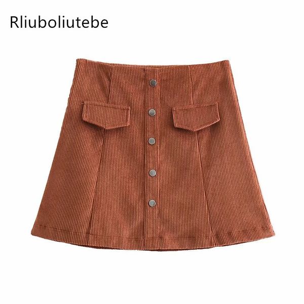 vintage women corduroy mini skirt pockets button up a-line vintage short casual skirt women high street european style, Black
vintage women corduroy mini skirt pockets button up a-line vintage short casual skirt women high street european style, Black