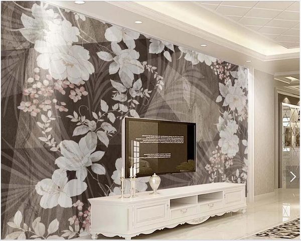 3d landscapes wall custom mural wallpaper nordic retro black and white gray flower vine background wall modern 3d mural on the wall
3d landscapes wall custom mural wallpaper nordic retro black and white gray flower vine background wall modern 3d mural on the wall