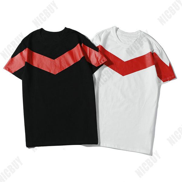 summer italy designer luxury give mens clothing t-shirt letter print red color patchwork short sleeve tshirt tee casual t shirt, White;black
summer italy designer luxury give mens clothing t-shirt letter print red color patchwork short sleeve tshirt tee casual t shirt, White;black
