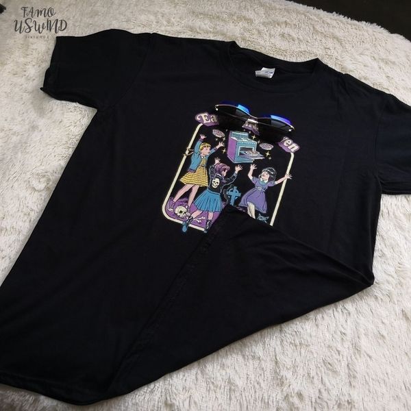 hillbilly new casual short sleeve black t shirts punk print easy bake coven womens tees female summer tees shirts, White
hillbilly new casual short sleeve black t shirts punk print easy bake coven womens tees female summer tees shirts, White