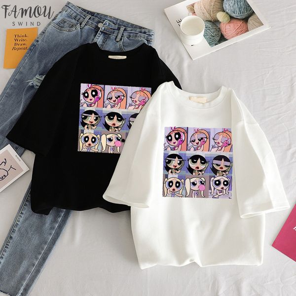 2020 new shirts women aesthetic cute graphic tee casual print graphic t shirts korean femme t shirts vintage size gift, White
2020 new shirts women aesthetic cute graphic tee casual print graphic t shirts korean femme t shirts vintage size gift, White