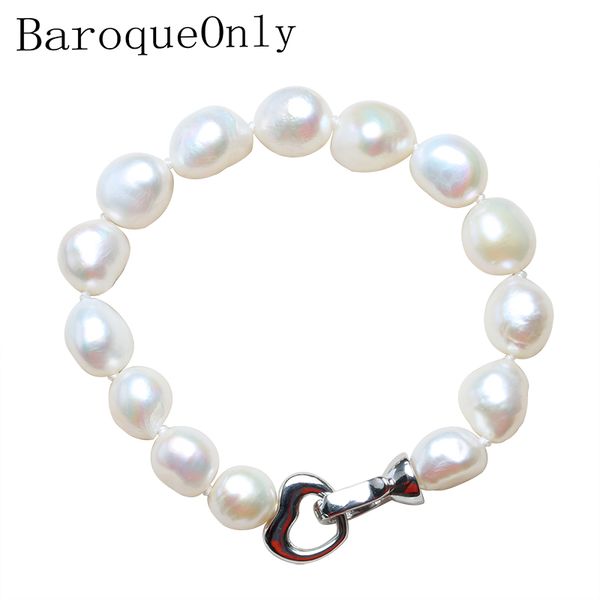 baroqueonly 100% natural freshwater pearl bracelet for women heart hook classic simple real pearl bracelet 10-11mm amazing price, Golden;silver
baroqueonly 100% natural freshwater pearl bracelet for women heart hook classic simple real pearl bracelet 10-11mm amazing price, Golden;silver
