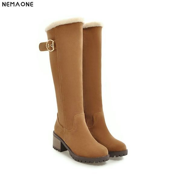new high heels knee high snow boots woman plush winter warm women boots party dress ladies shoes gray brown black yellow
new high heels knee high snow boots woman plush winter warm women boots party dress ladies shoes gray brown black yellow