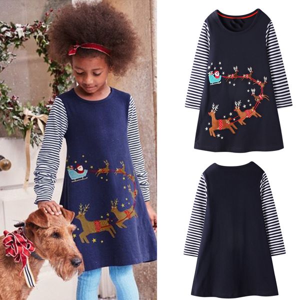 autumn kids baby girls christmas dress loose deer print cartoon a-line mid-calf dress for the girl stripe princess outfit, Red;yellow
autumn kids baby girls christmas dress loose deer print cartoon a-line mid-calf dress for the girl stripe princess outfit, Red;yellow