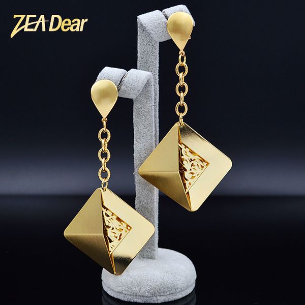 zeadear jewelry trendy jewelry square earrings long drop dangle earrings for women big earrings for party wedding birthday gifts, Golden
zeadear jewelry trendy jewelry square earrings long drop dangle earrings for women big earrings for party wedding birthday gifts, Golden