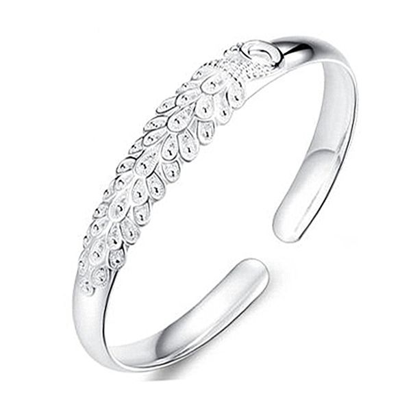 moonrocy silver color bangle open peacock bracelet party vintage jewelry for women girls gift dropshipping wholesale, Black
moonrocy silver color bangle open peacock bracelet party vintage jewelry for women girls gift dropshipping wholesale, Black