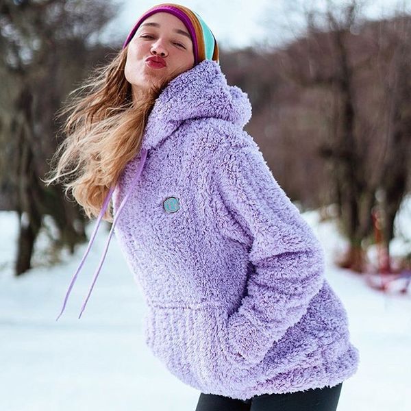 2019 autumn winter sporty sweatshirt plush warm women hooded casual loose outer wear sweatshirt with pocket, Black
2019 autumn winter sporty sweatshirt plush warm women hooded casual loose outer wear sweatshirt with pocket, Black
