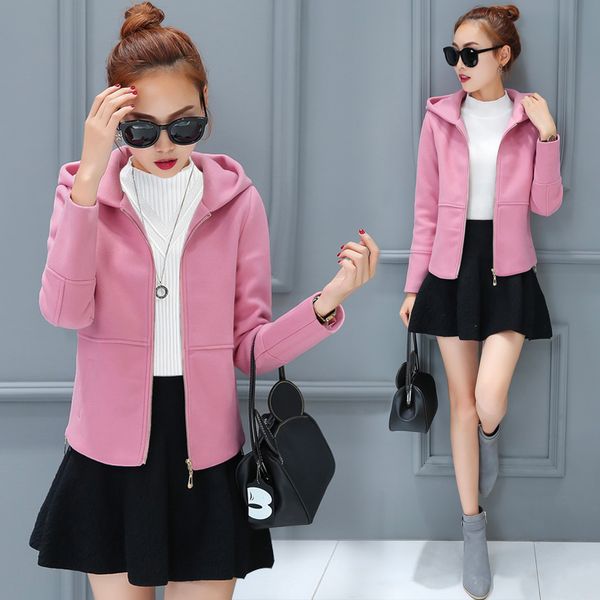 fashion o-neck long sleeve blends women coats jackets xxxl solid short casaco feminino 2019 autumn winter slim wool outerwear, Black
fashion o-neck long sleeve blends women coats jackets xxxl solid short casaco feminino 2019 autumn winter slim wool outerwear, Black