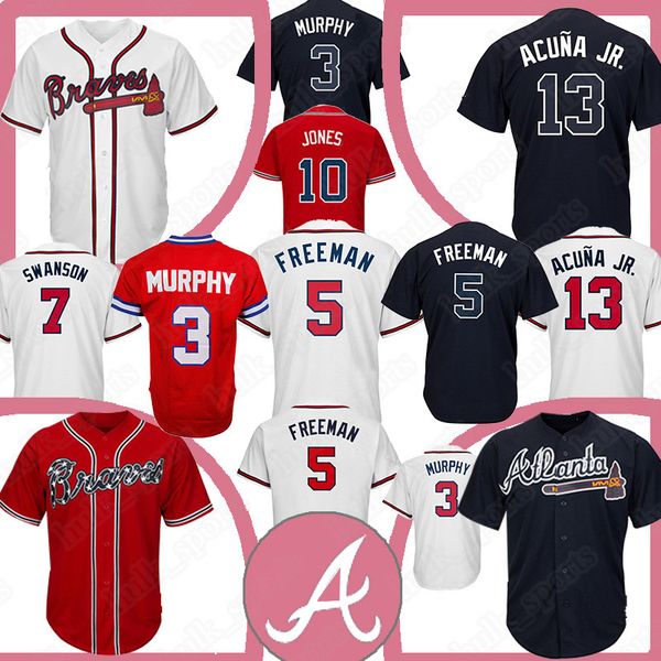 13 Ronald Acuña Jr atlanta jersey braves 10 Jones jerseys 5 Freeman 3 Dale Murphy 7 Swanson baseball jerseys
13 Ronald Acuña Jr atlanta jersey braves 10 Jones jerseys 5 Freeman 3 Dale Murphy 7 Swanson baseball jerseys