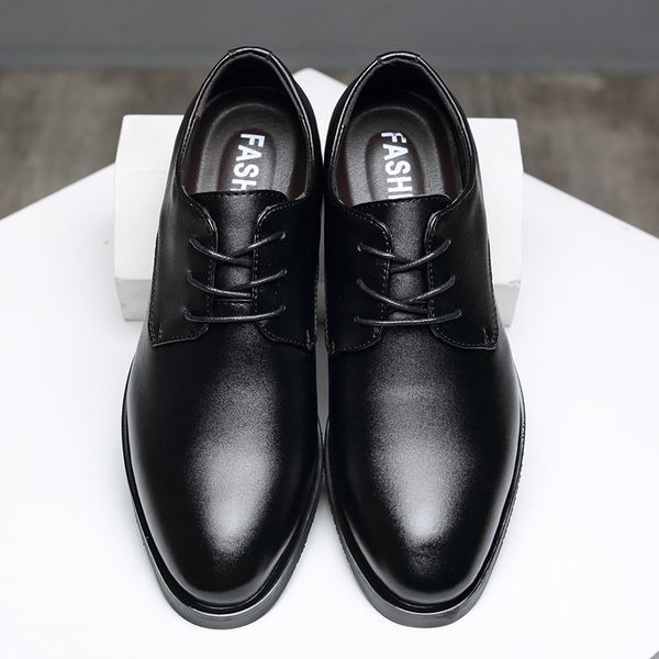 autumn and winter leather business leisure men's shoes british formal single shoes leather, Black
autumn and winter leather business leisure men's shoes british formal single shoes leather, Black