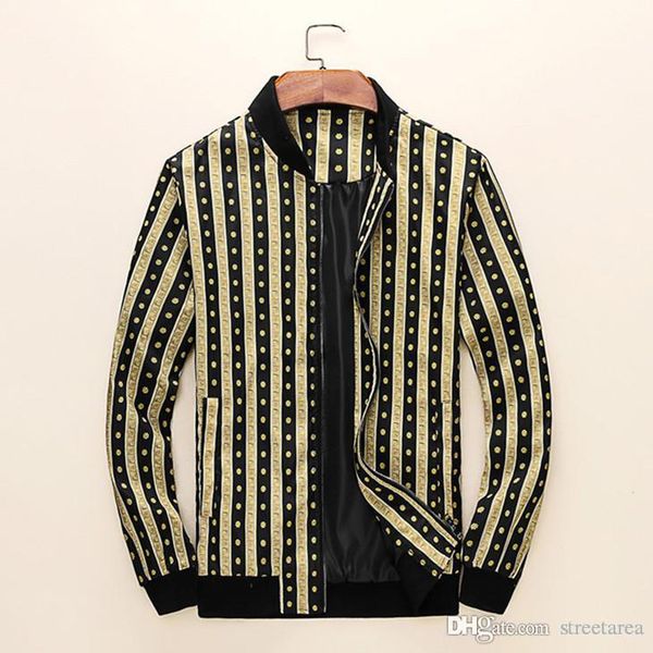 2020 fashion designer gold printing jacket mens windbreaker fabric stand-up collar fashion able men's casual jacket, Black;brown
2020 fashion designer gold printing jacket mens windbreaker fabric stand-up collar fashion able men's casual jacket, Black;brown