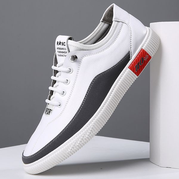 2019 autumn new casual shoes men breathable leather shoes comfortable white men's sneakers fashion brand men flats luxury design, Black
2019 autumn new casual shoes men breathable leather shoes comfortable white men's sneakers fashion brand men flats luxury design, Black