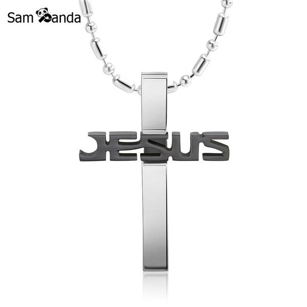 new stainless steel mens jewelry necklaces & pendants cross jesus religious pendant trendy necklace for men women dropshipping, Silver
new stainless steel mens jewelry necklaces & pendants cross jesus religious pendant trendy necklace for men women dropshipping, Silver