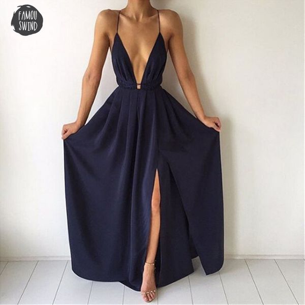 maxi summer dress women solid deep v neck sleeveless spaghetti strap backless high split sundress long vestidos designer clothes, Black;gray
maxi summer dress women solid deep v neck sleeveless spaghetti strap backless high split sundress long vestidos designer clothes, Black;gray