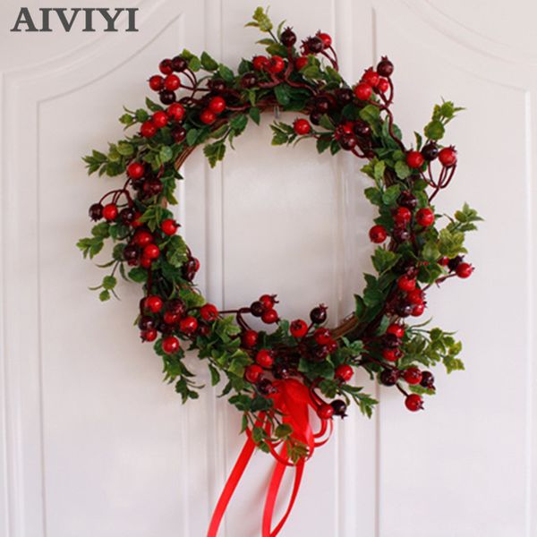 foreign trade excellent products artificial berry wreath christmas wreath natural rattan artificial plant diy home party holida
foreign trade excellent products artificial berry wreath christmas wreath natural rattan artificial plant diy home party holida